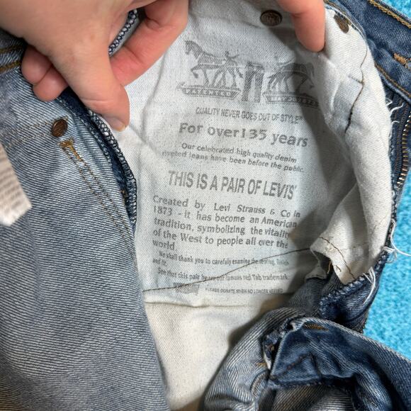 Levi’s 514 Men’s Jeans 34x34 Vintage Straight Fit 100% Cotton Made in Mexico - Picture 15 of 16